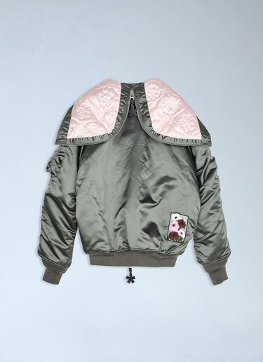 Cecilie Bahnsen x Alpha Industries N-2B Bomber Jacket Green cai0264003