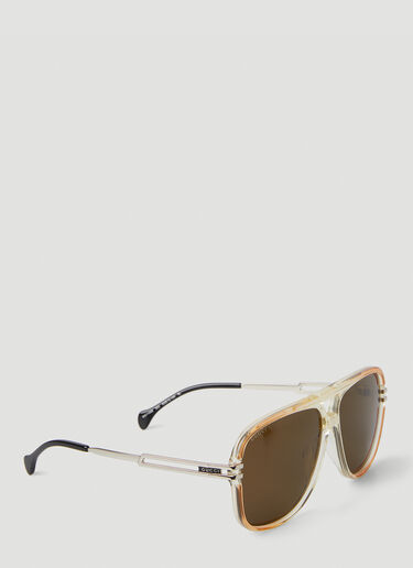 Gucci Aviator Frame Sunglasses Brown guc0148003