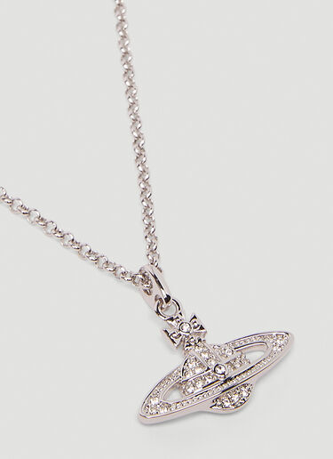 Vivienne Westwood Mini Bas Relief Necklace Silver vvw0146055