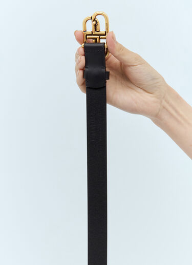 ロゴベルト Balenciaga ロゴベルト ブラック bal0245083
