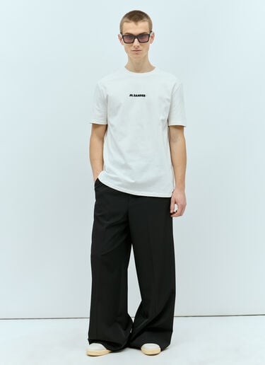 Jil Sander+ 徽标印花 T 恤 白色 jsp0156005