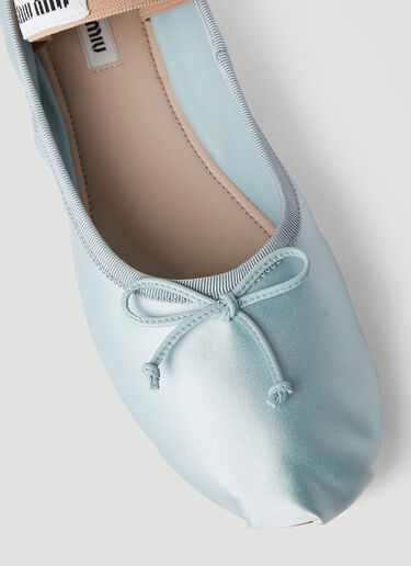 Miu Miu Ballerina Flats Blue miu0252028