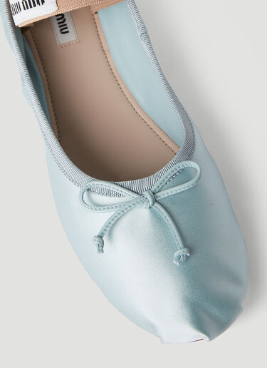 Miu Miu Ballerina 平底鞋 蓝色 miu0252028