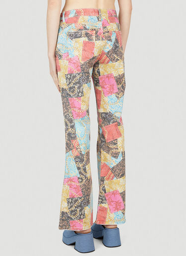 LN-CC® - Guess USA: Printed Flared Jeans - Multicolour Guess USA Printed Flared Jeans Multicolour gue0252015