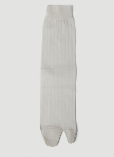 Maison Margiela Split Toe Socks White mla0151017