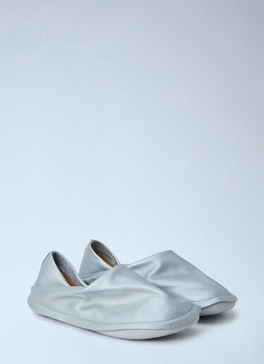 LN-CC® - Camper x Issey Miyake: Peu Form Slip Ons - Silver Camper x Issey Miyake Peu Form Slip Ons Silver cim0366002