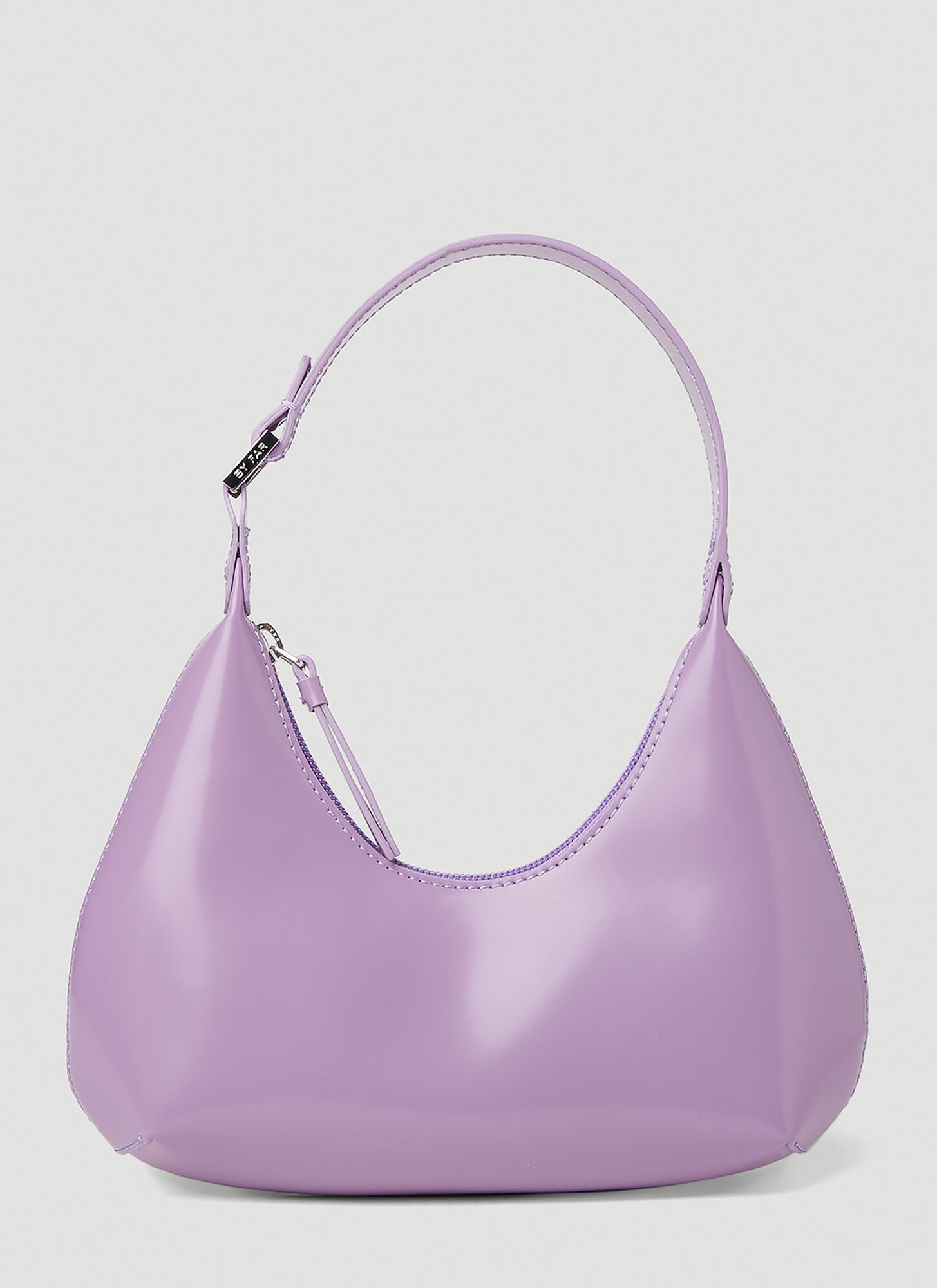By Far Baby Amber Purple Haze Patent Leather Handbag In Lilac