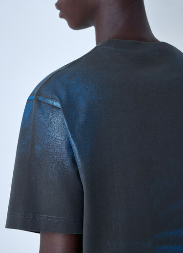 徽标图案 T 恤 Acne Studios 徽标图案 T 恤 蓝色 acn0162009