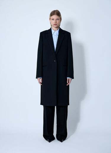 TOTEME Classic Tailored Coat Black tot0261043