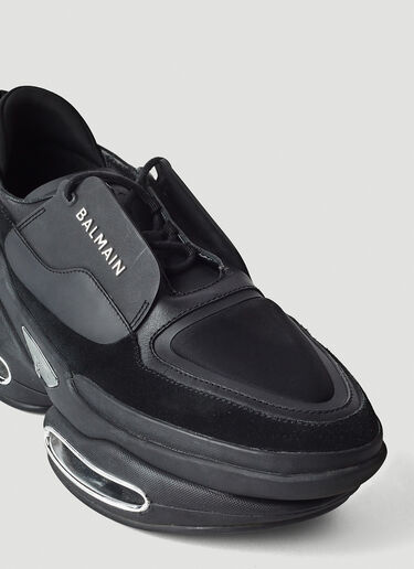 Balmain B-Bold レザースニーカー ブラック bln0153020