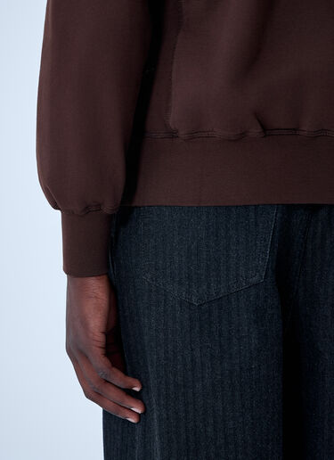 Logo Motif Sweatshirt Prada Logo Motif Sweatshirt Brown pra0162002