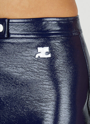 Courrèges 复刻乙烯基半裙 藏蓝色 cou0251010