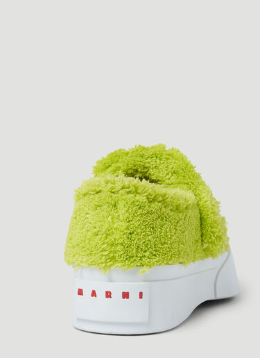 Marni Pablo Furry Mary Janes Green mni0252023