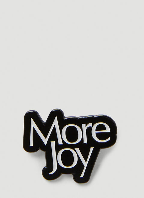 Balenciaga More Joy Pin Badge Black bal0251135
