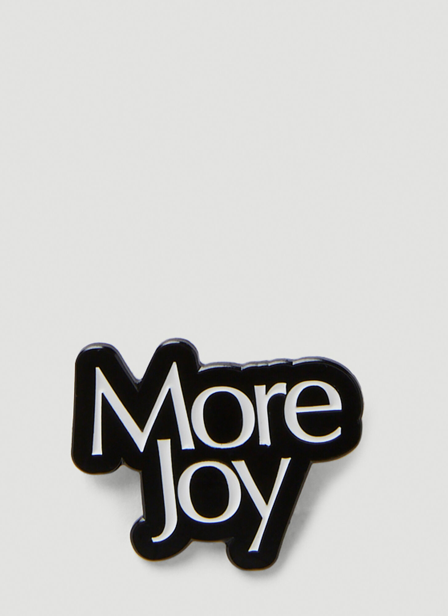 More Joy Pin Badge Unisex Black