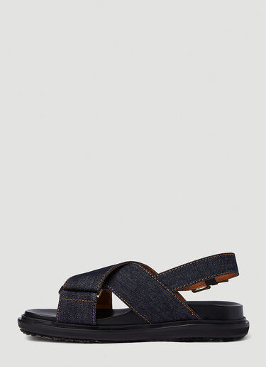 Marni Fussbett Sandals Blue mni0251028