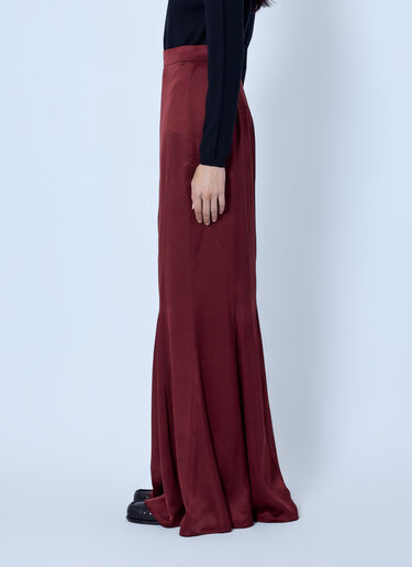 LN-CC® - Max Mara: Satin Maxi Skirt - Red Max Mara Satin Maxi Skirt Red max0266210