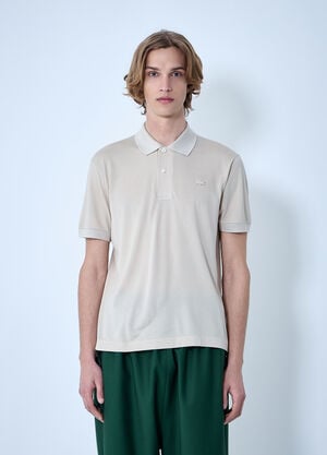 Lacoste Cotton Piqué Polo Shirt Cream lac0164005