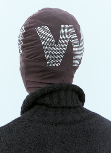 라인스톤 메시 마스크 Walter Van Beirendonck 라인스톤 메시 마스크 그레이 wlt0154039