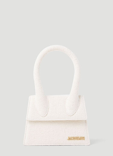 Jacquemus Le Chiquito Moyen Handbag Cream jac0254076