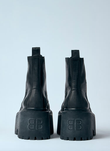 Balenciaga Strike Platform Boots Black bal0259018