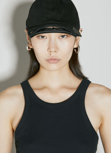 Innerraum Cropped Baseball Cap Black inn0354008