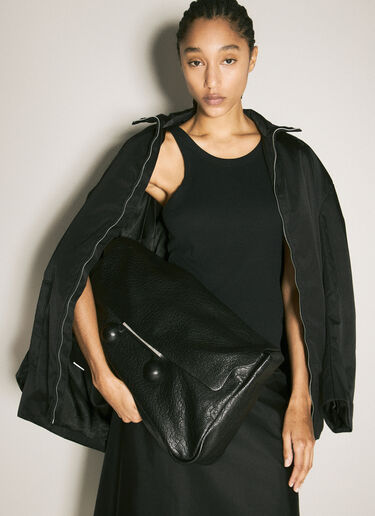 Marni Extra Large Trunkaroo Shoulder Bag Black mni0258010
