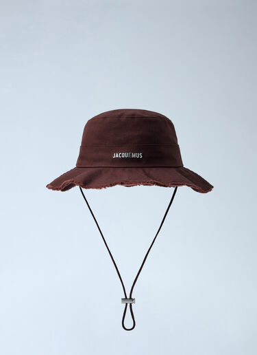 LN-CC® - Jacquemus: Le Bob Artichaut Hat - Brown Jacquemus Le Bob Artichaut Hat Brown jac0366015