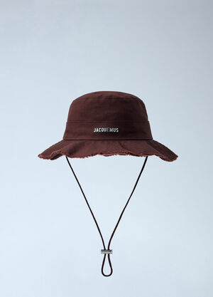 Jacquemus Le Bob Artichaut Hat Brown jac0366015