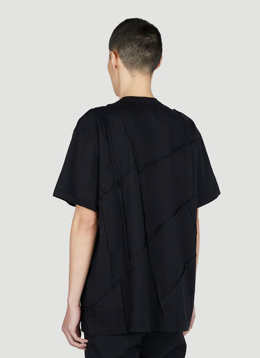 크루넥 반소매 티셔츠 Comme Des Garçons Homme Plus 크루넥 반소매 티셔츠 블랙 hpl0152003
