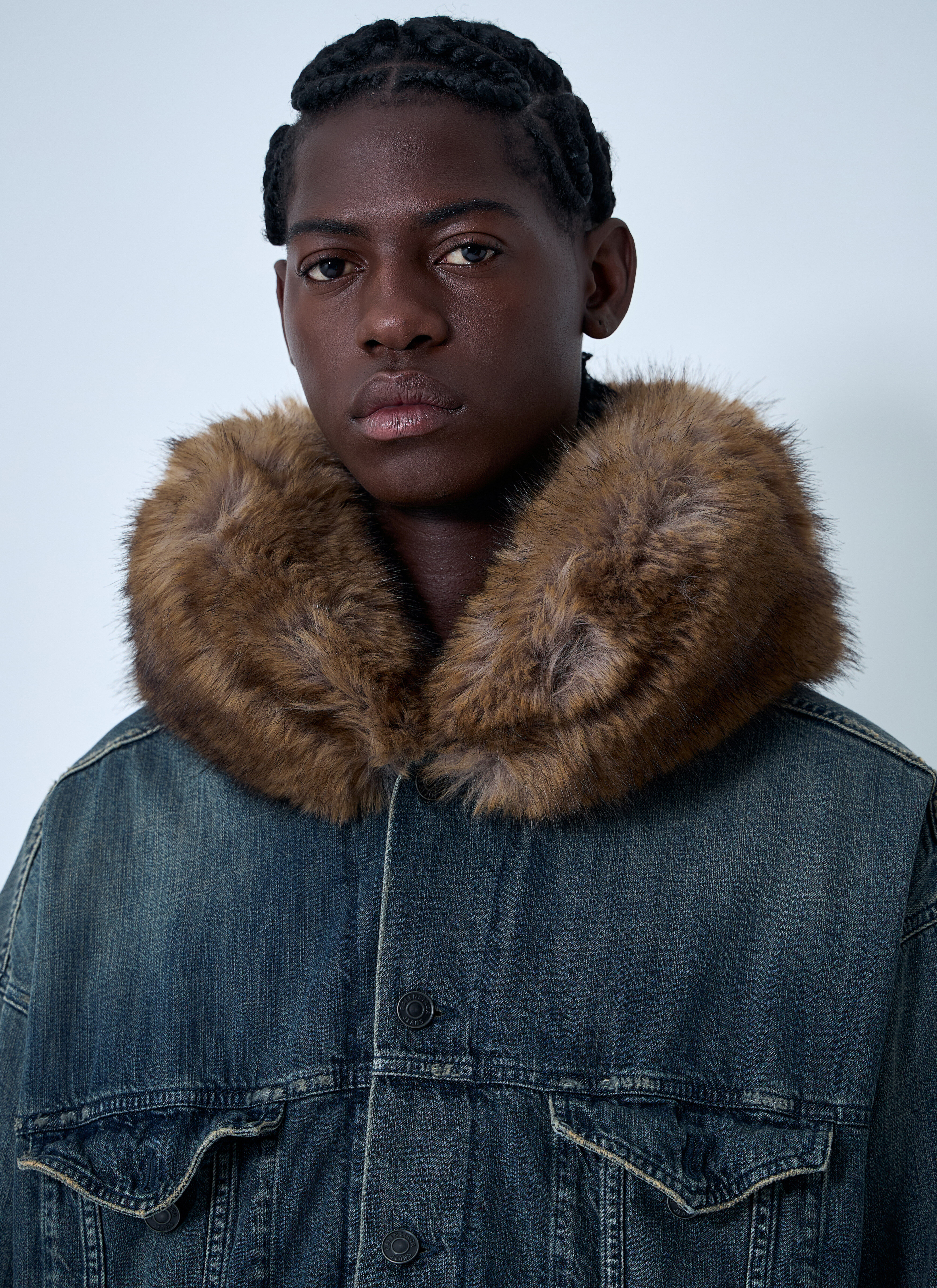 96猫　BALENCIAGA デニムジャケット Balenciaga Men's' Boxy Denim Jacket in Navy | LN-CC®