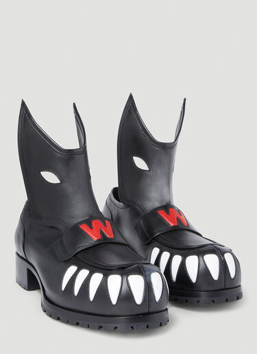 Walter Van Beirendonck Woolf Shoes Black wlt0152020