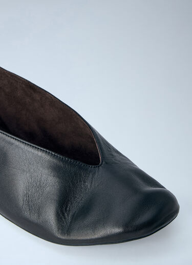 The Row Fay Flats Two Black row0265019
