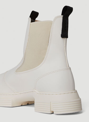 GANNI City Boots White gan0250045