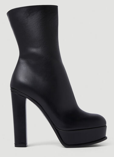 Alexander McQueen Platform Ankle Boots Black amq0249051