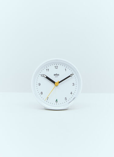 Braun BC12 클래식 아날로그 알람 시계  화이트 bru0355005