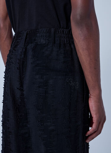 LN-CC® - Y-3: Deco Stitch Track Pants - Black Y-3 Deco Stitch Track Pants Black yyy0165030