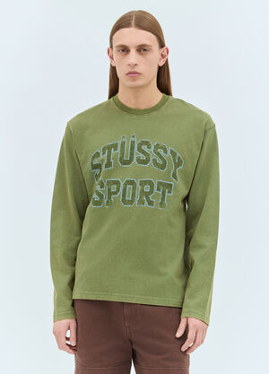 Stüssy 2Tone Cotton Mesh T-Shirt Green sts0159006