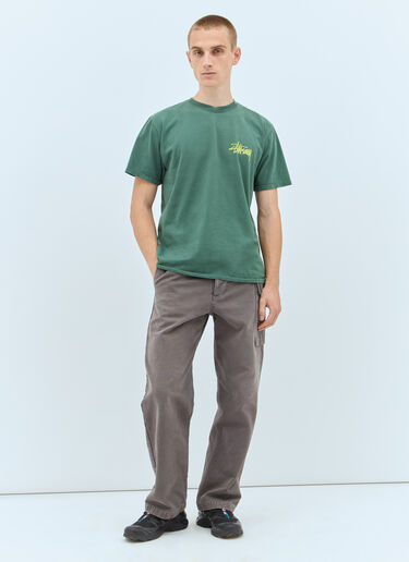 Stüssy Old Phone T-Shirt Green sts0153035