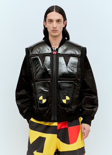 Walter Van Beirendonck Crash Bomber Jacket Black wlt0156001