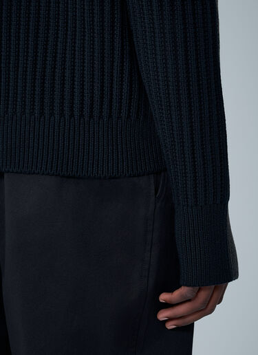 Rib Knit Sweater Junya Watanabe Rib Knit Sweater Black jwn0162005