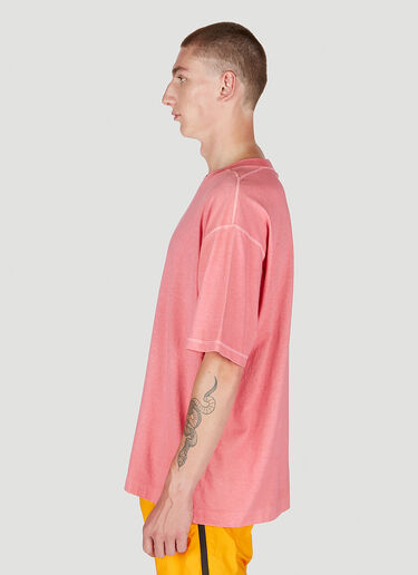 Stone Island Compass Embroidery T-Shirt Pink sto0152073