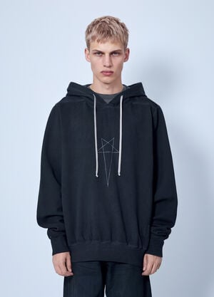 Rick Owens DRKSHDW Oversized Hoodie Black drk0166013
