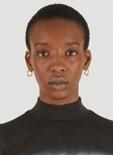 Charlotte CHESNAIS 波浪圈式耳环 金色 ccn0246012