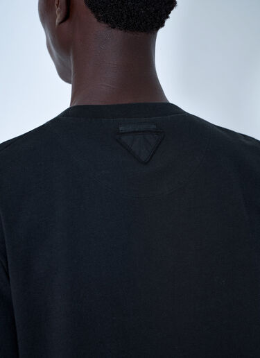 LN-CC® - Prada: Cotton Jersey T-Shirt - Black Prada Cotton Jersey T-Shirt Black pra0166002