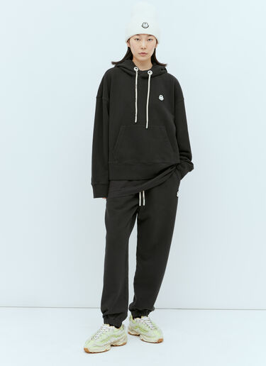 Moncler x Palm Angels Logo Patch Track Pants Black mpa0255009