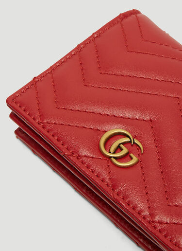 Gucci GG Marmont 지갑 Red guc0233075