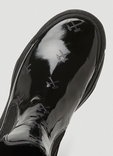 GmbH Monogram Chelsea Boots Black gmb0146017