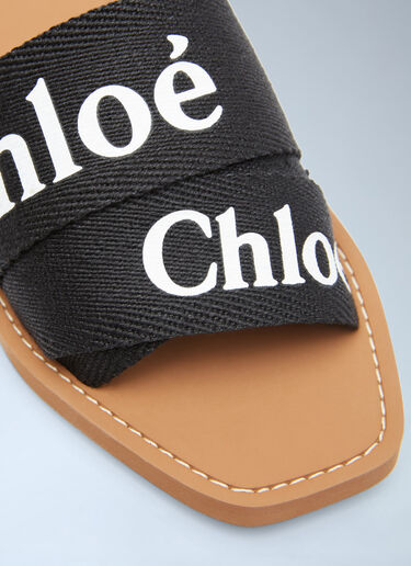 Chloé Woody Slides Black chl0255039