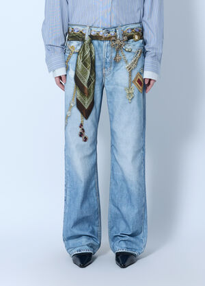 Acne Studios Trompe-l'œil Jewellery Jeans Light Blue acn0265084